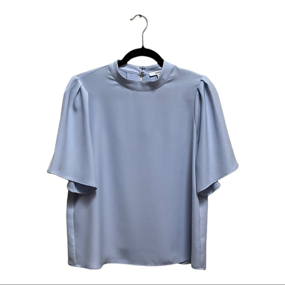 RO&DE Puff Short Sleeve Boxy Blouse Size Small - Picture 7 of 7